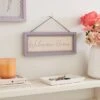 Remi Welcome Home Hanging Plaque -Dunelm Store 30922987