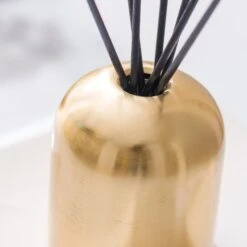 Brushed Gold Floral Honey Diffuser -Dunelm Store 30923378 alt03