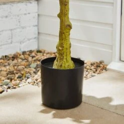 Artificial Purple Bougainvillea Tree In Black Plastic Plant Pot -Dunelm Store 30926167 alt02