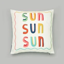 Sun Sun Sun Outdoor Square Cushion -Dunelm Store 30926387 alt02