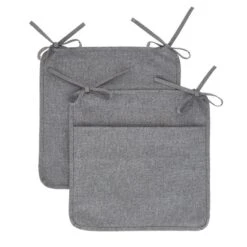 Set Of 2 Grey Water Resist Seat Covers -Dunelm Store 30931860 alt05