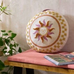 Sun Motif Tufted Seat Pad -Dunelm Store 30931906 alt01