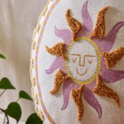 Sun Motif Tufted Seat Pad -Dunelm Store 30931906 alt02