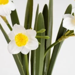 Artificial Daffodil Spray In Ceramic Plant Pot -Dunelm Store 30958149 alt02
