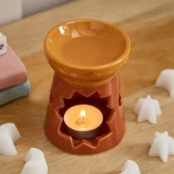 Sunbeam Burner & Golden Sand Wax Melt Gift Set -Dunelm Store 30959095 alt01