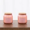 Set Of 2 Rhubarb Jar Candles With Cork Lids -Dunelm Store 60237928